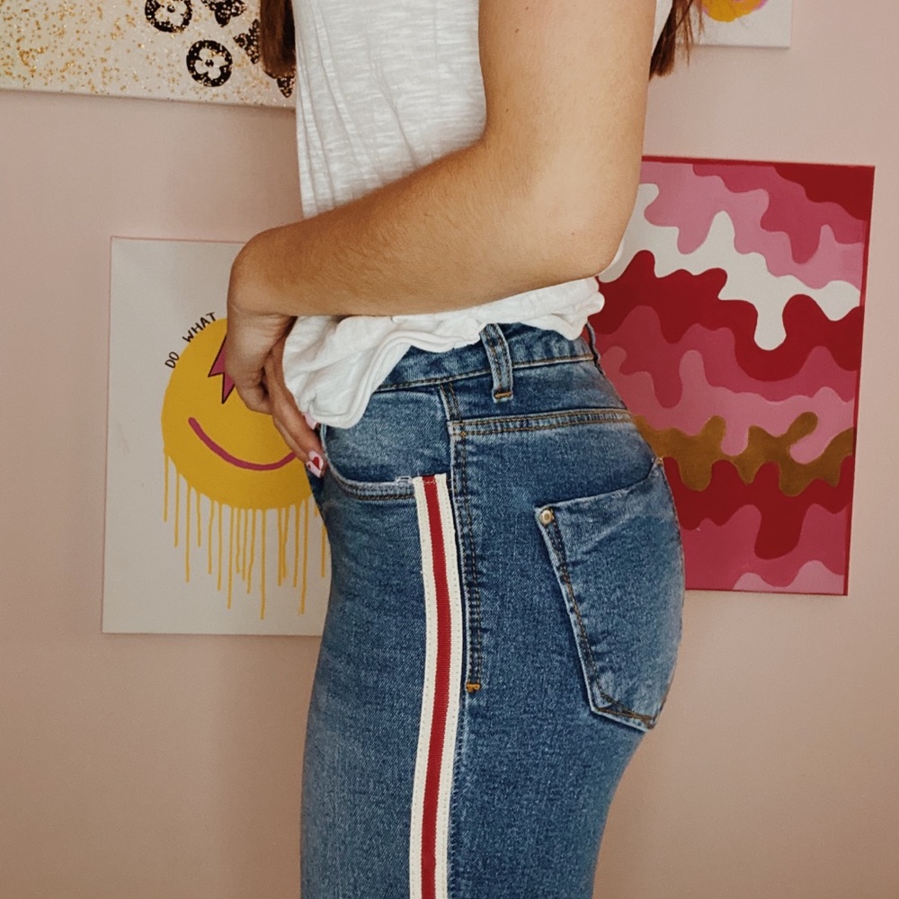 Stretchy skinny jeans